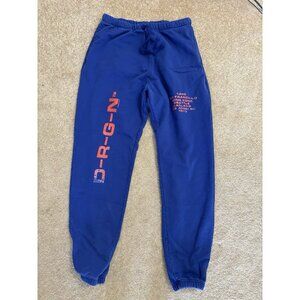 d-r-g-n  DRGN Blue Origins SweatPants Track Pants Streetwear Bruce Lee